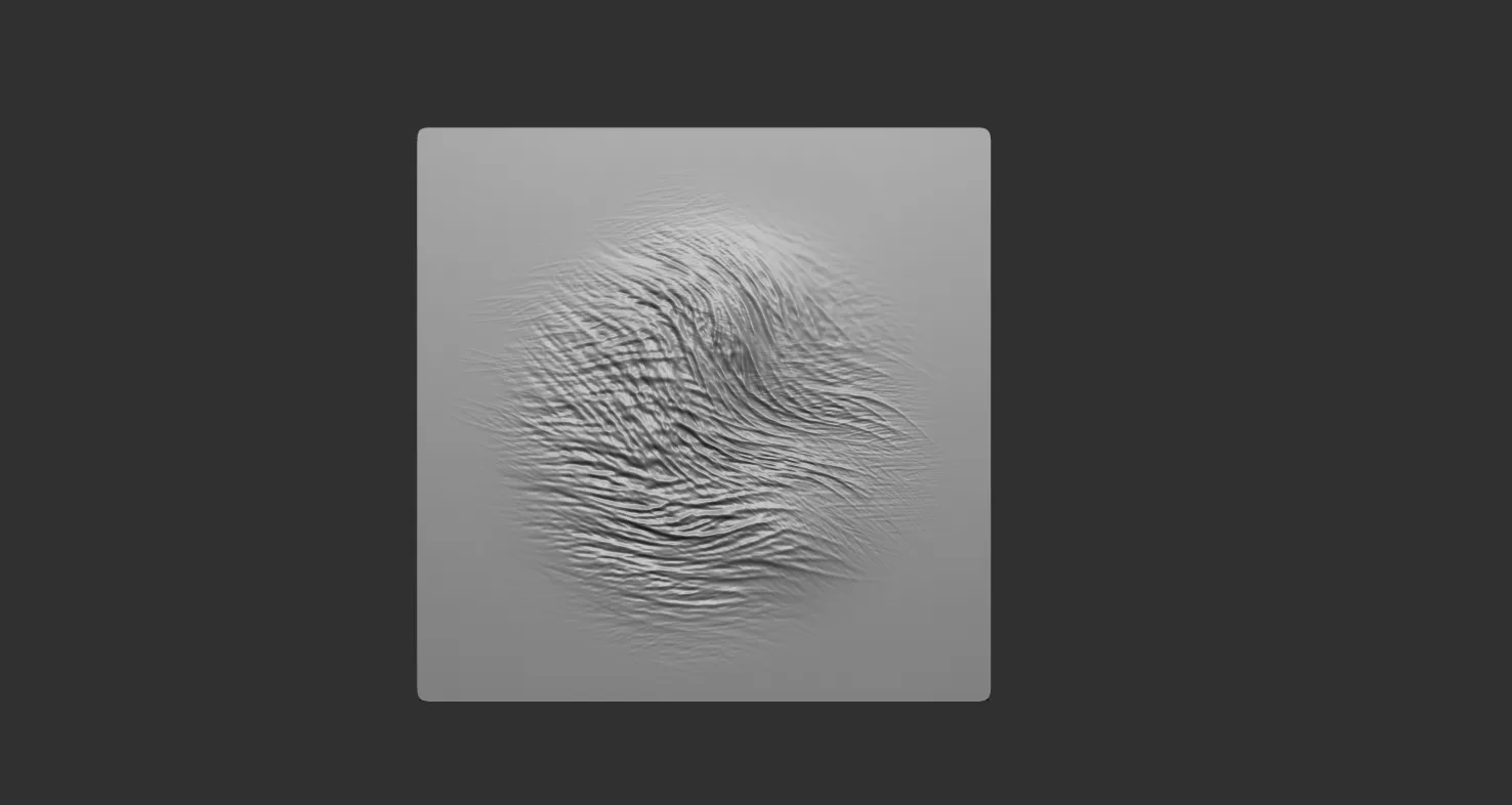 8 Animal or creature hair and fur VDM brush set for Zbrush.