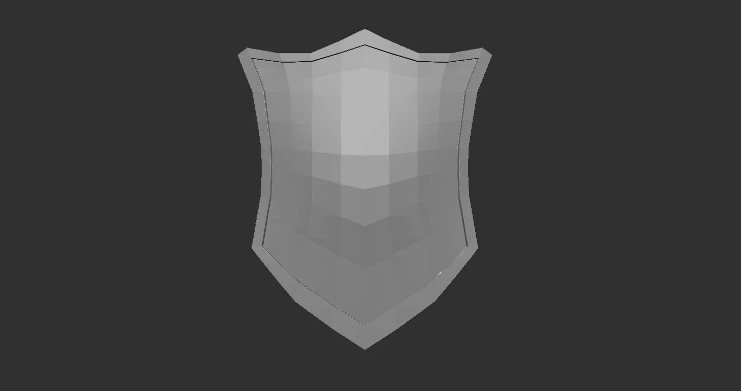 30 Low-poly medieval fantasy shield base mesh shapes IMM and 5 strap shapes zbrush set and fbx, obj files.