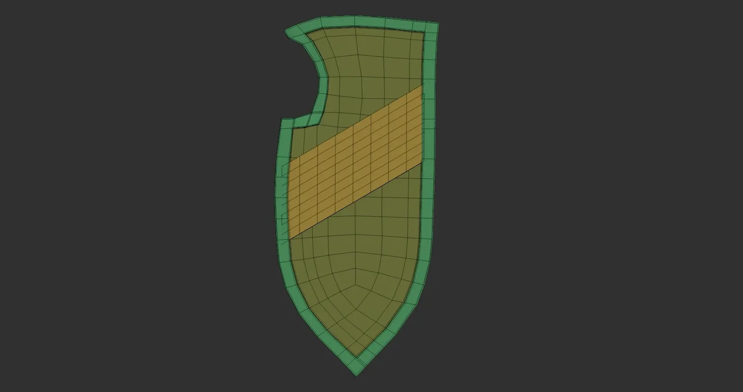 30 Low-poly medieval fantasy shield base mesh shapes IMM and 5 strap shapes zbrush set and fbx, obj files.