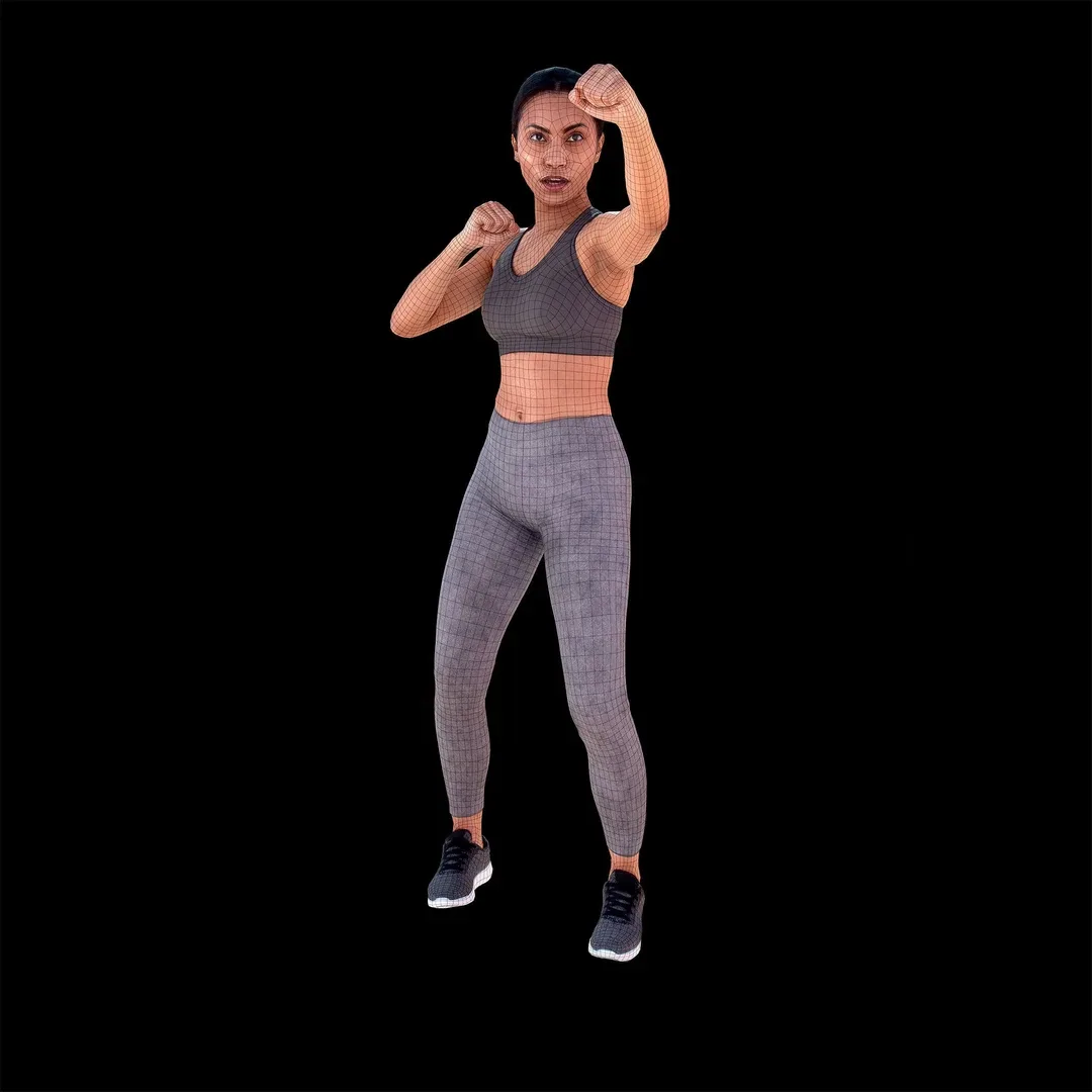 Female Scan Calypso Fighting Stances Bundle