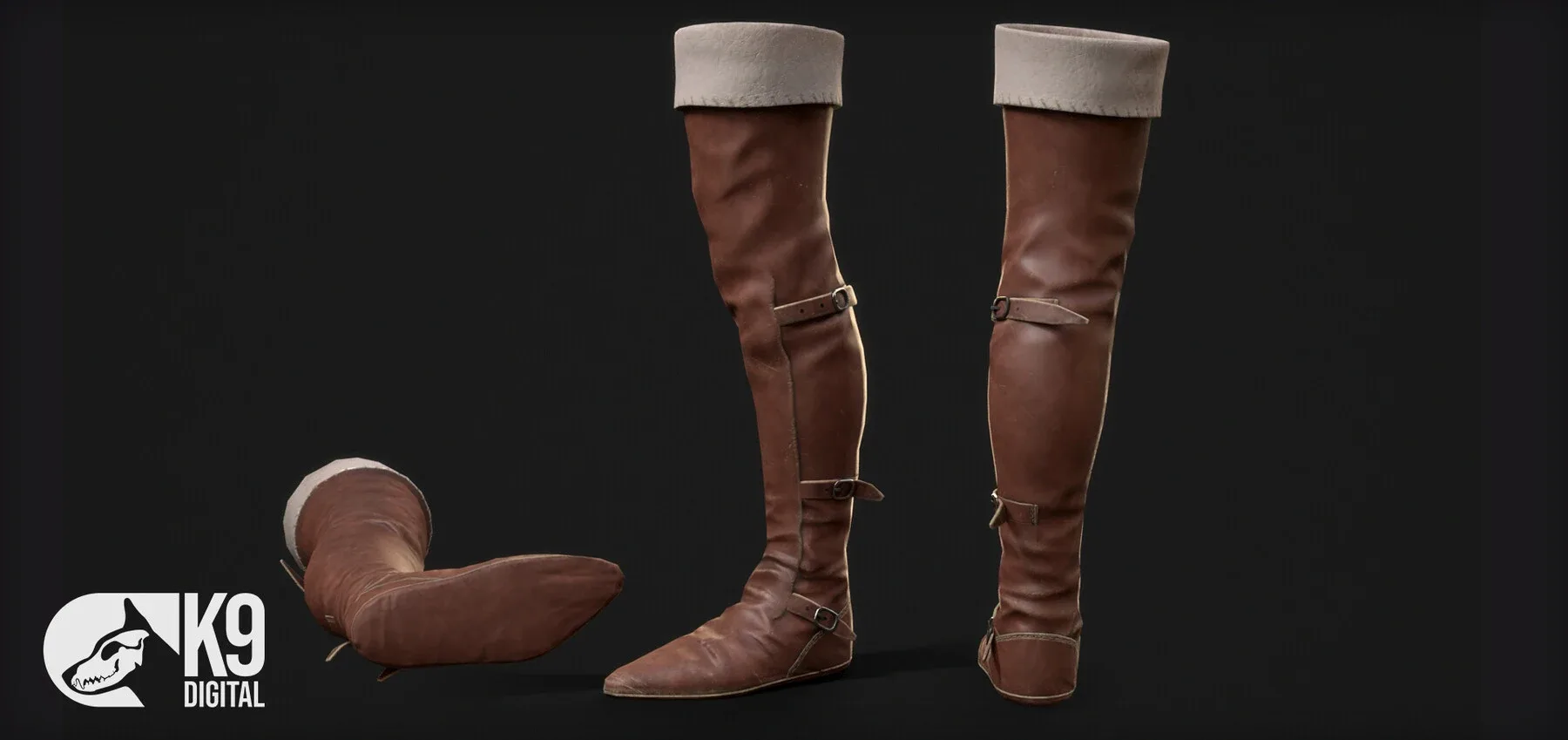 Medieval / Fantasy / Leather Shoe Pack VOL1