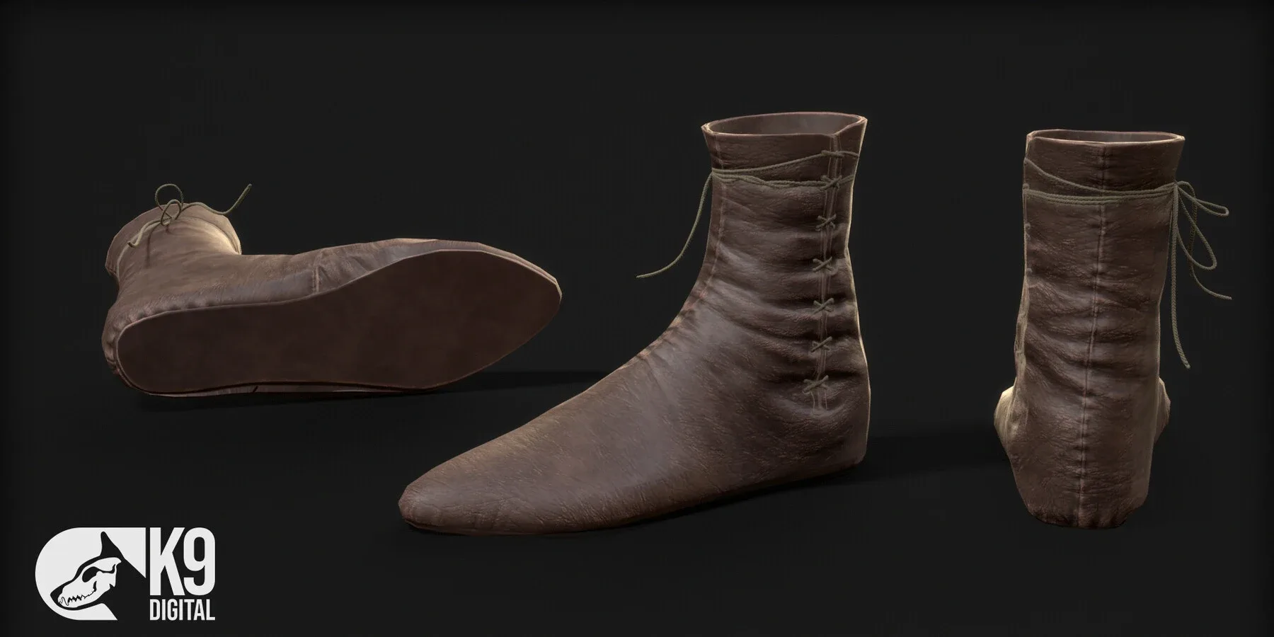 Medieval / Fantasy / Leather Shoe Pack VOL1