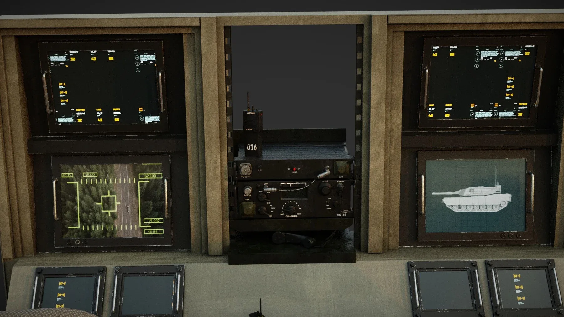 Heads up Display Console