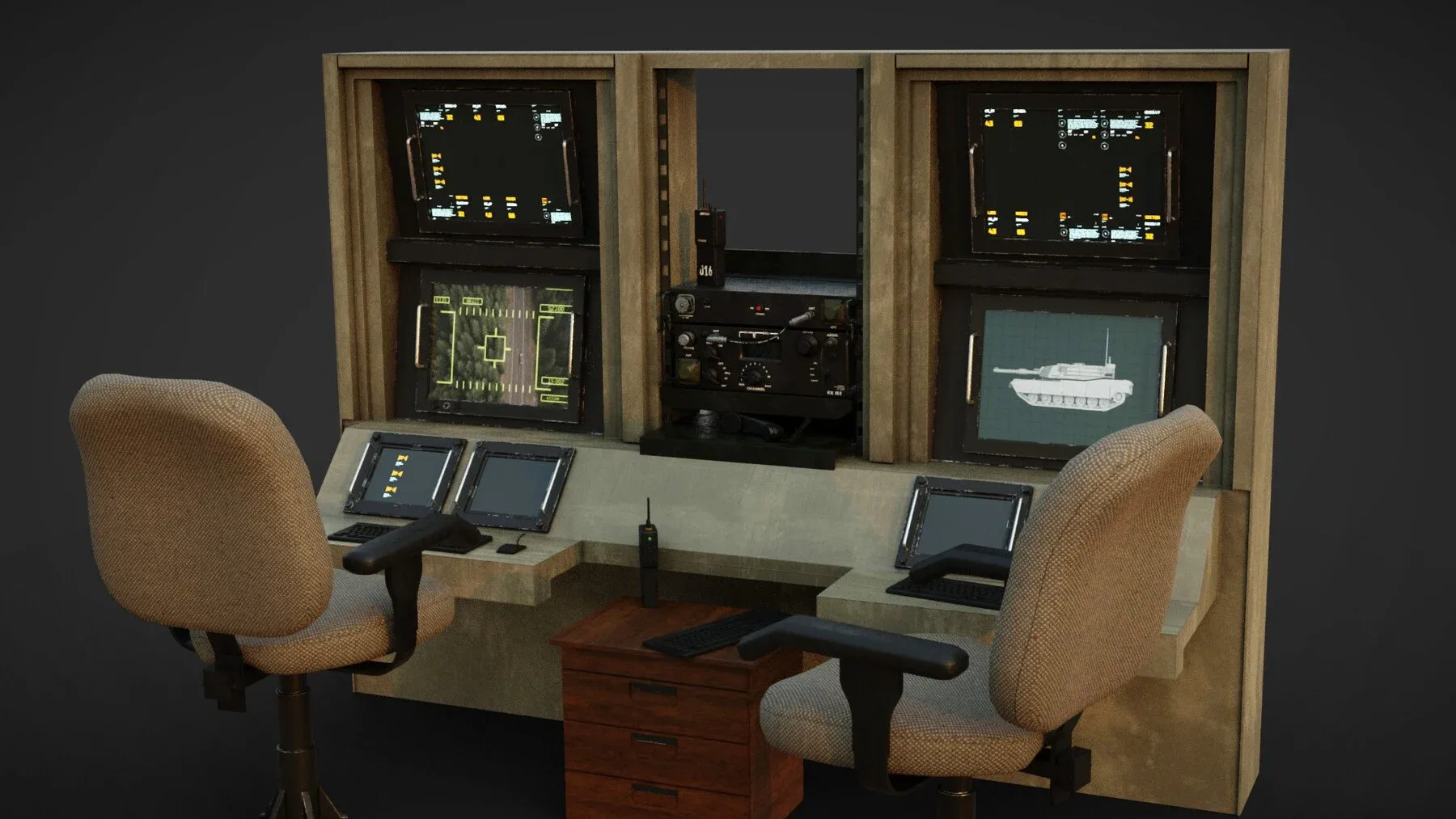 Heads up Display Console