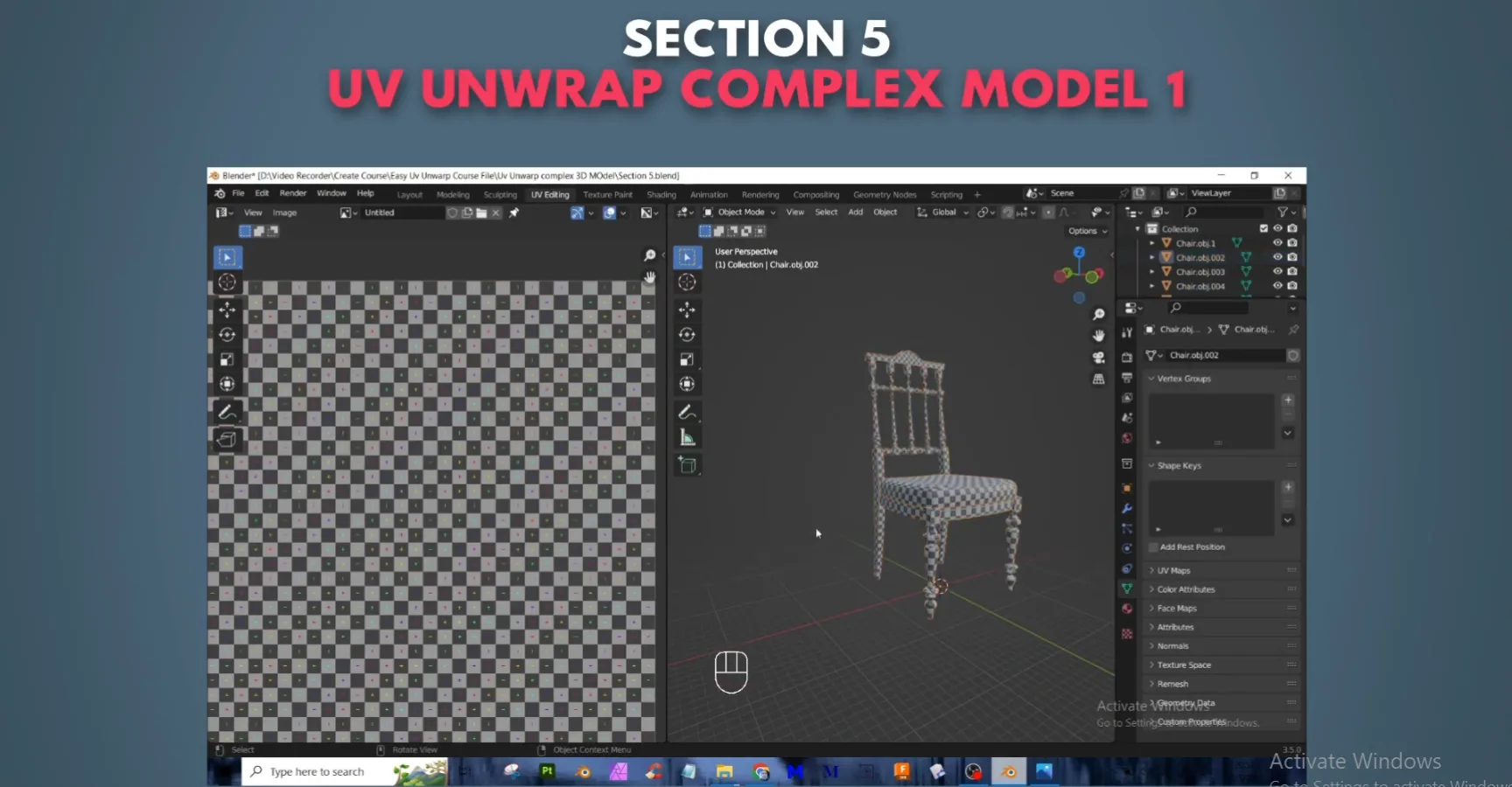 Easy Uv Unwrap in Blender