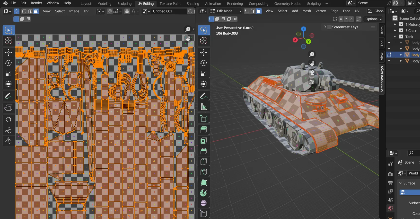 Easy Uv Unwrap in Blender