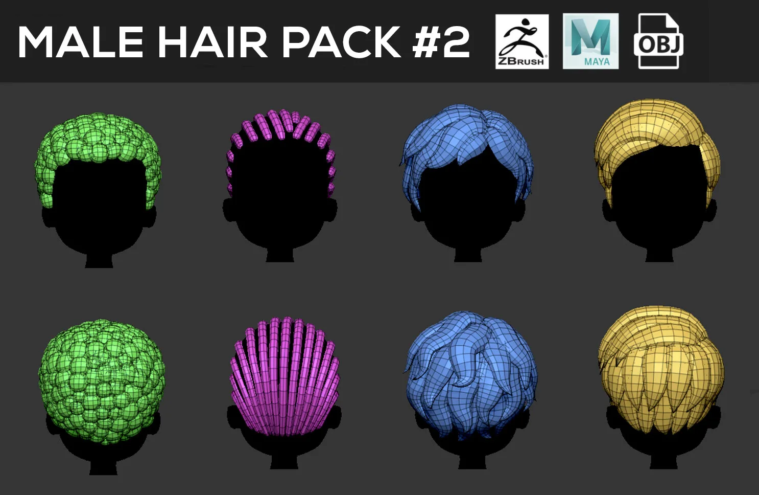 Male Hair Pack #2