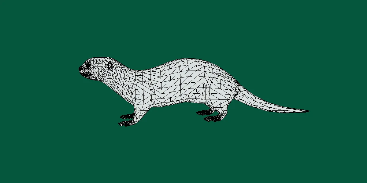 Otter Lowpoly