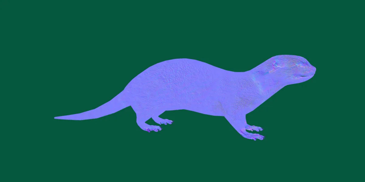 Otter Lowpoly