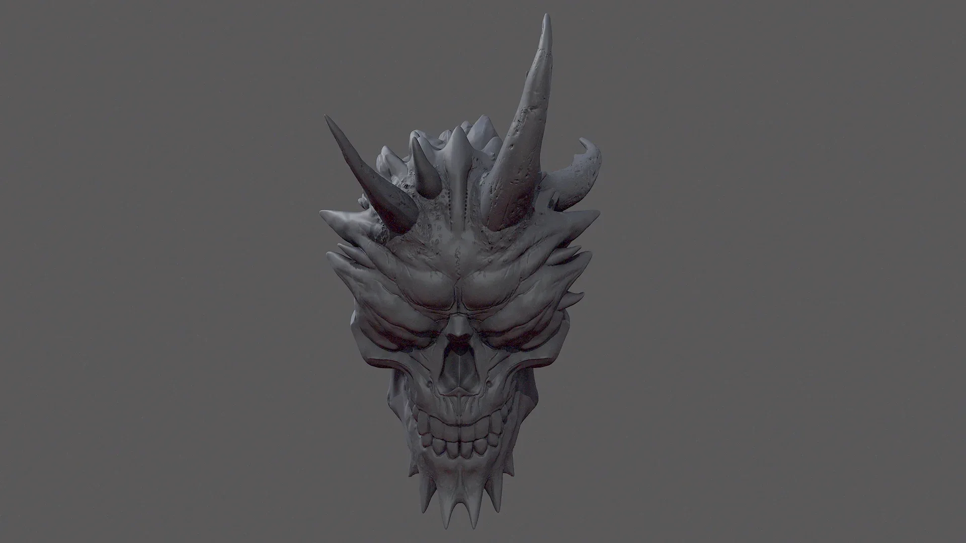 20 Demon Head Kitbash set VOL. 1 IMM Brush