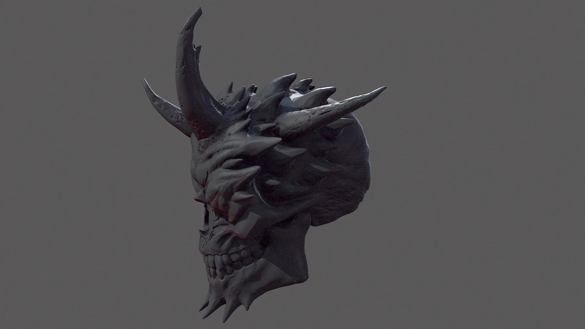 20 Demon Head Kitbash set VOL. 1 IMM Brush