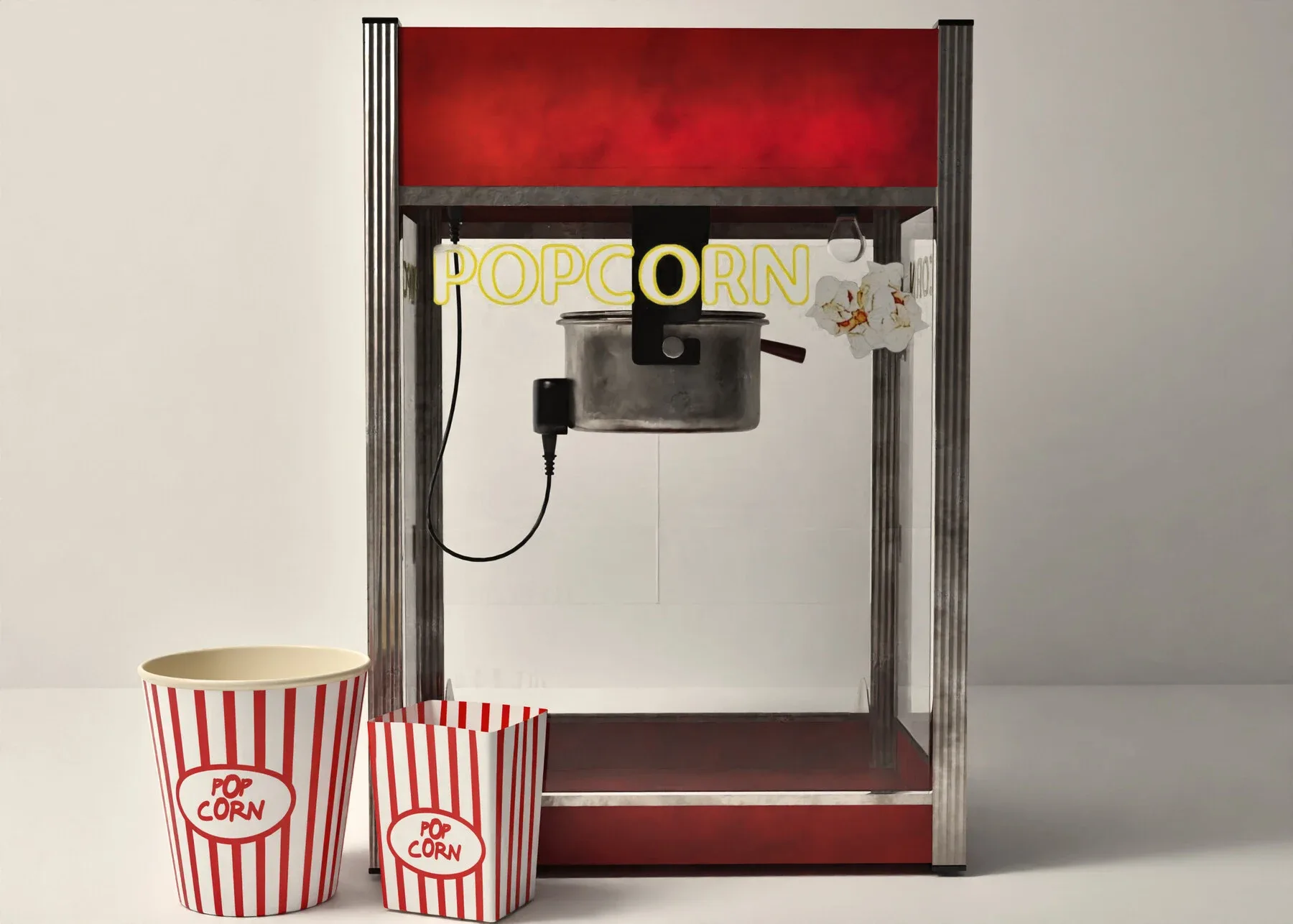 popcorn popping machine