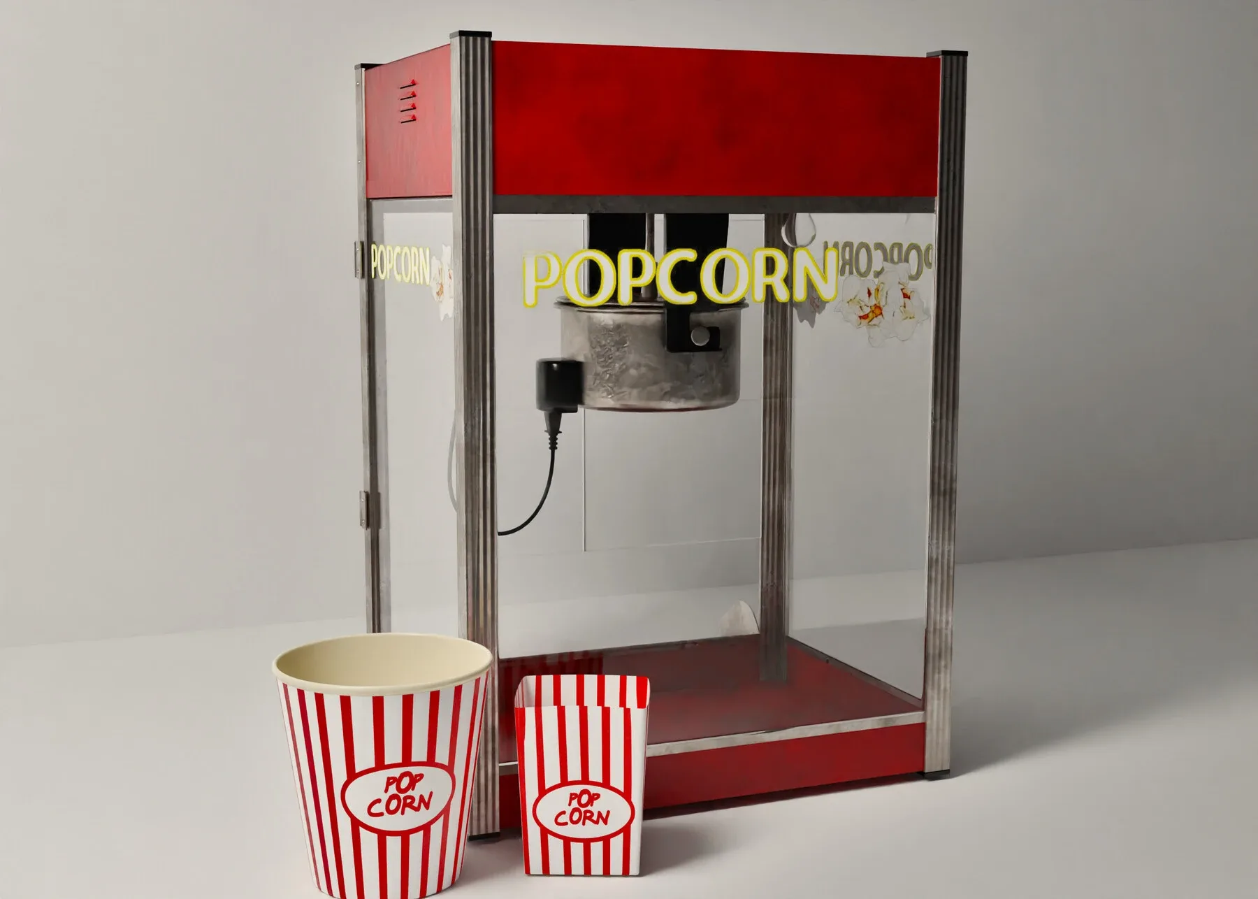 popcorn popping machine