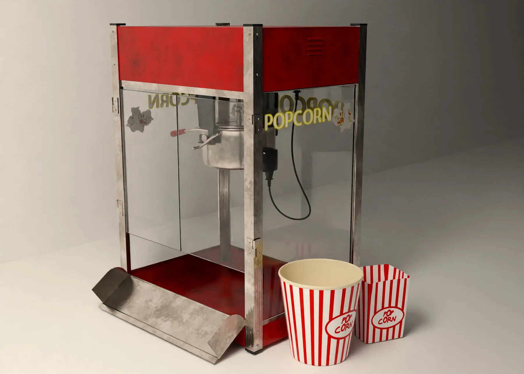 popcorn popping machine