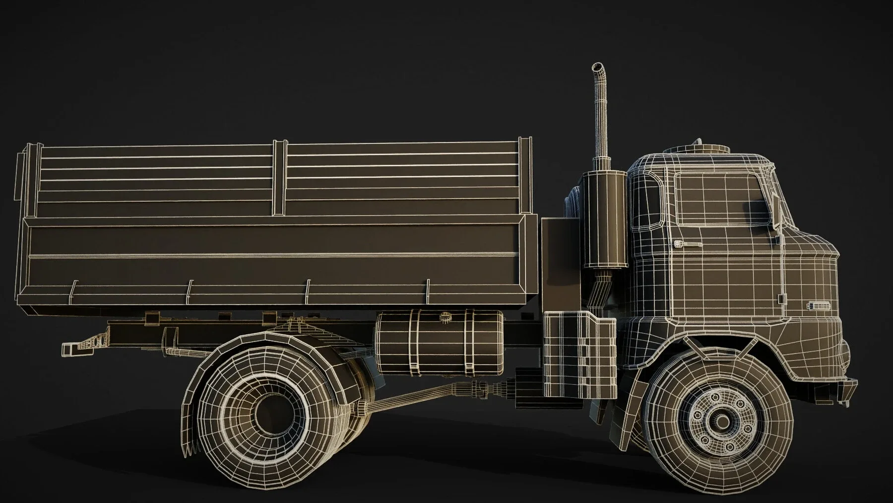 Heavy lorry truck