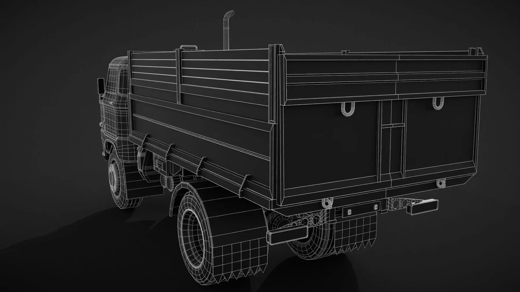 Heavy lorry truck