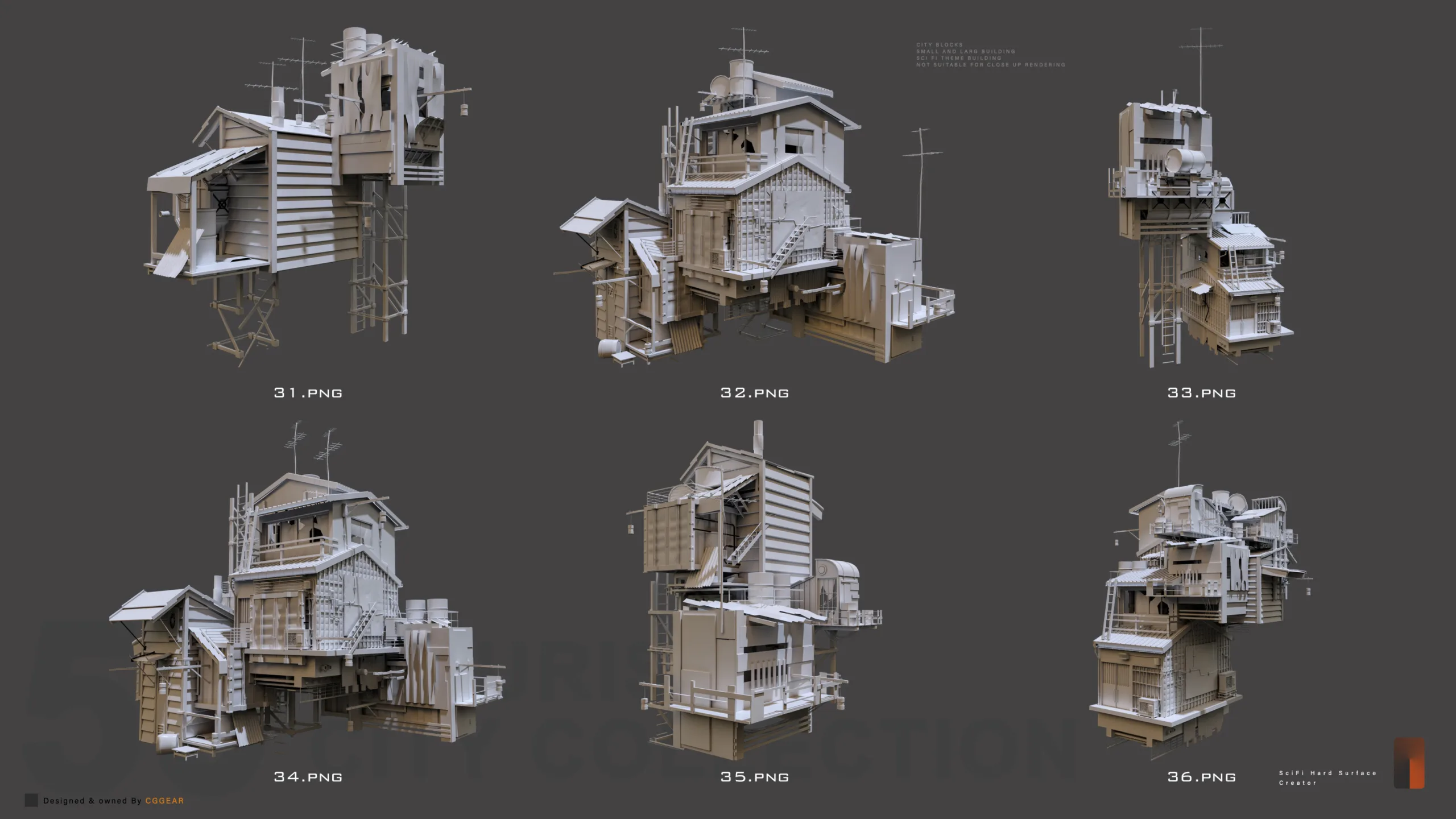 50 post-apocalyptic building Vol 12