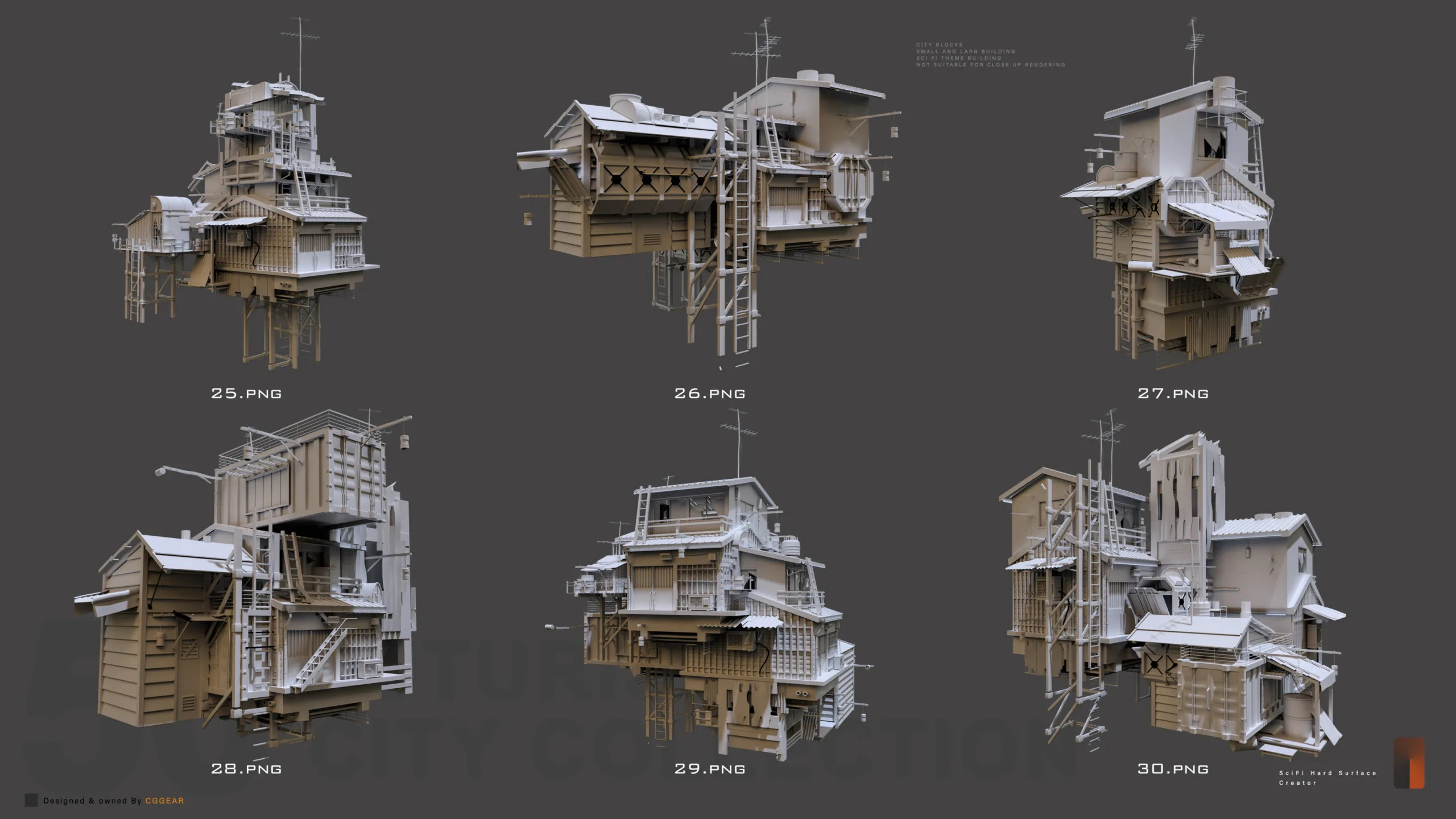 50 post-apocalyptic building Vol 12