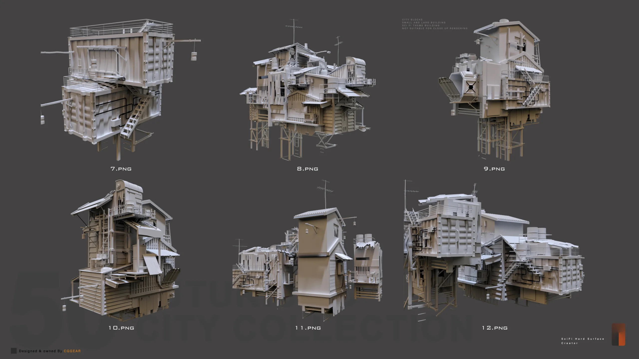 50 post-apocalyptic building Vol 12