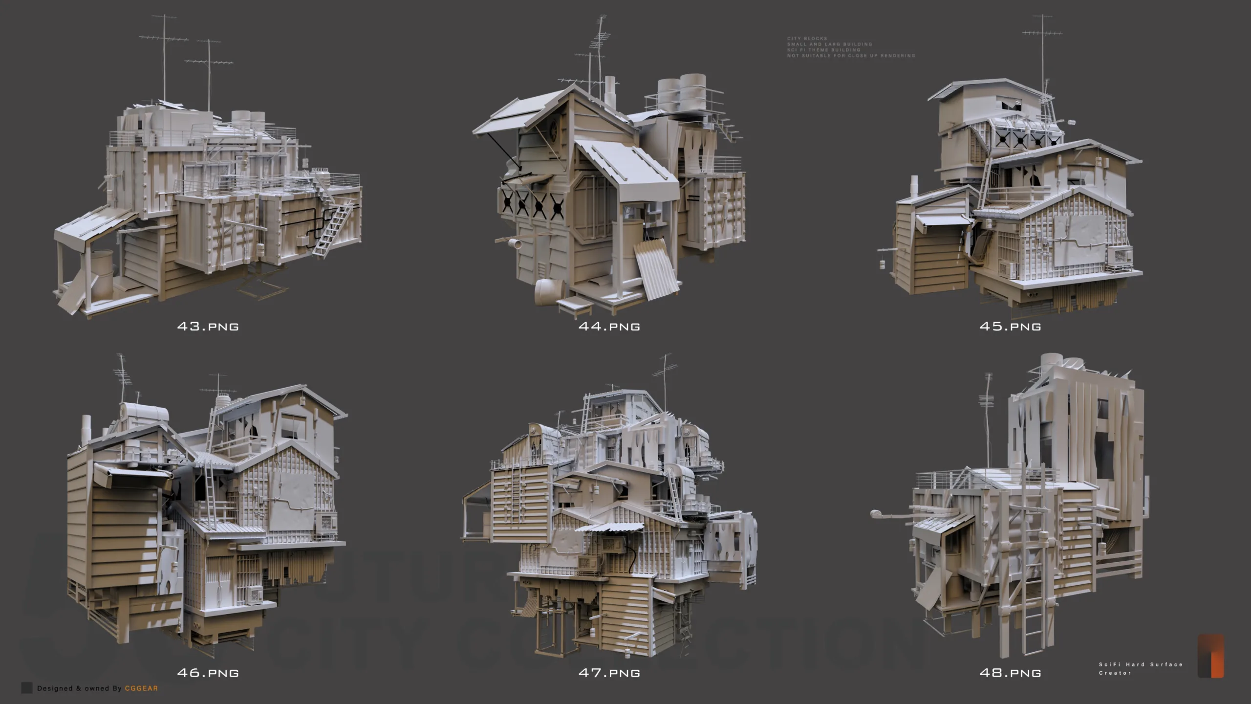 50 post-apocalyptic building Vol 12