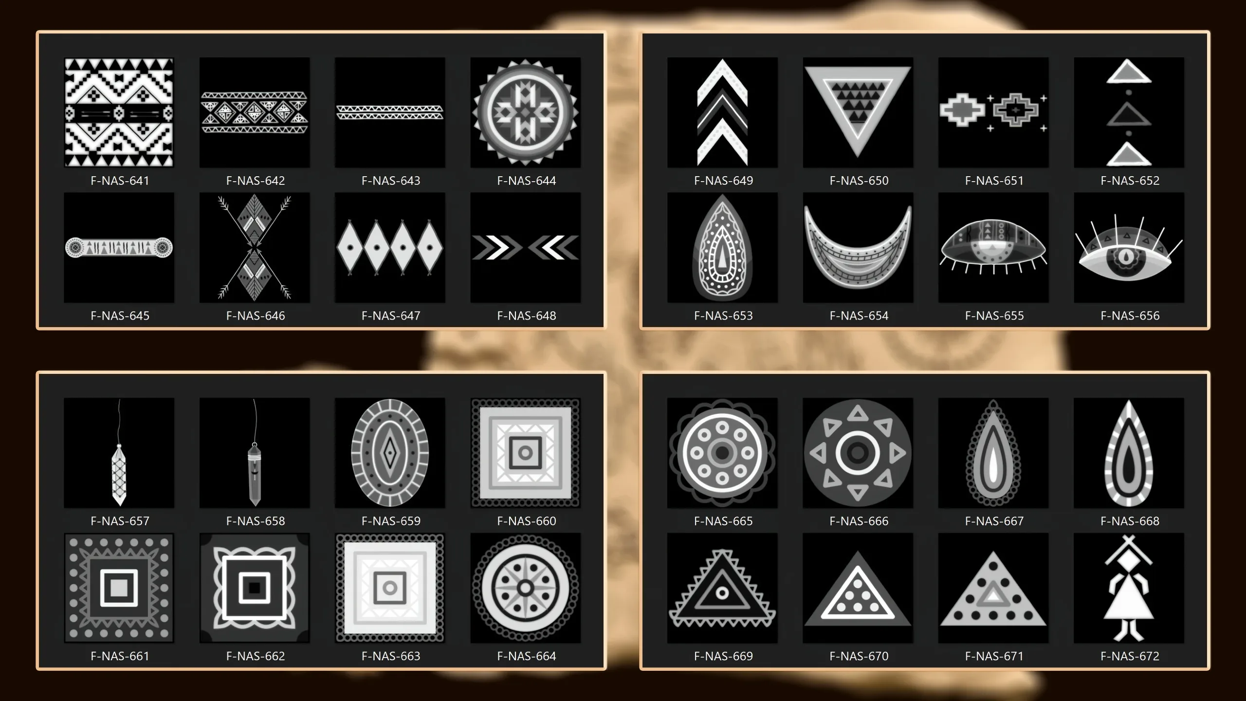 860 Native / Indian americans symbol(Alpha)