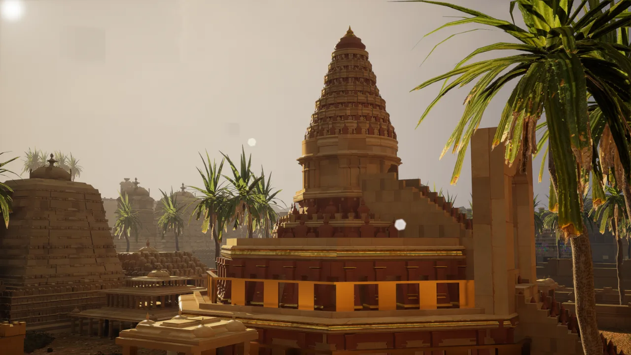 High Quality Medieval/Ancient Temple Tower (Round) 3D Model