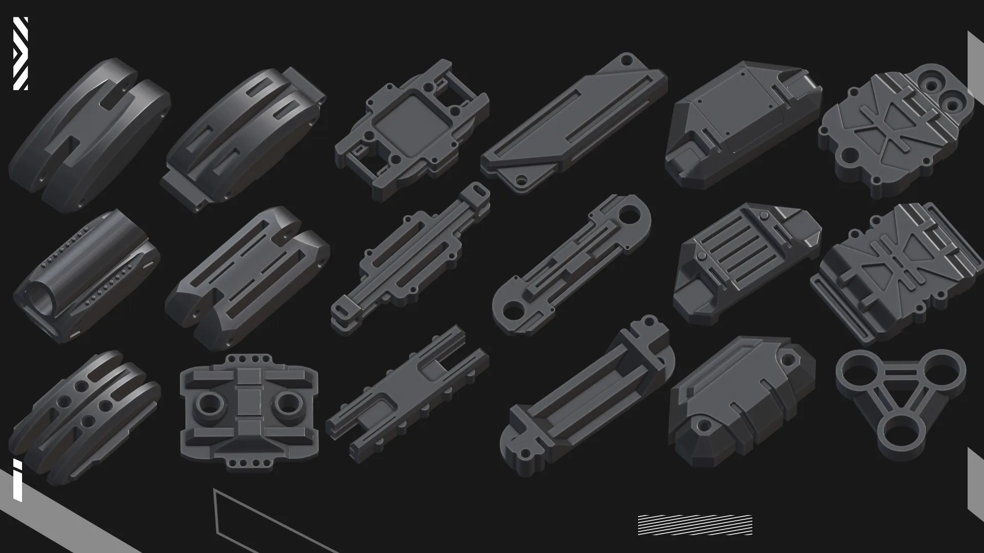 200 Hard Surface Detail Kitbash