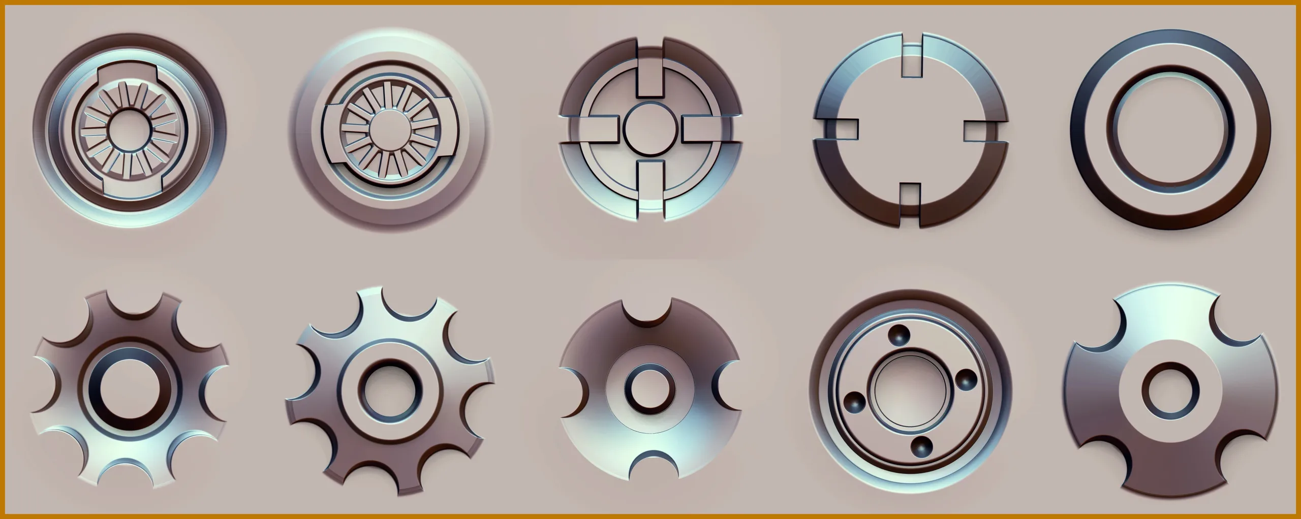 Hard Surface VDM Brushes and Alpha Vol 1