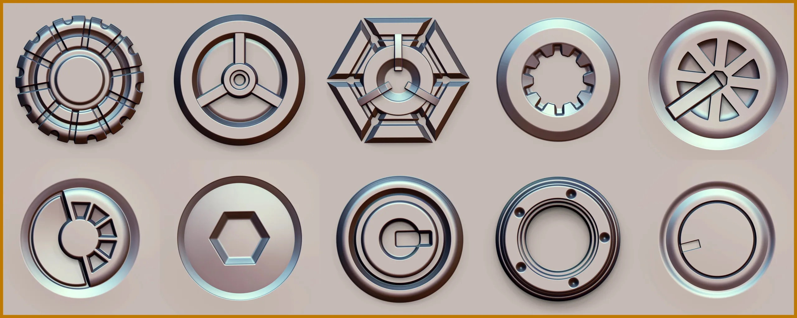 Hard Surface VDM Brushes and Alpha Vol 1