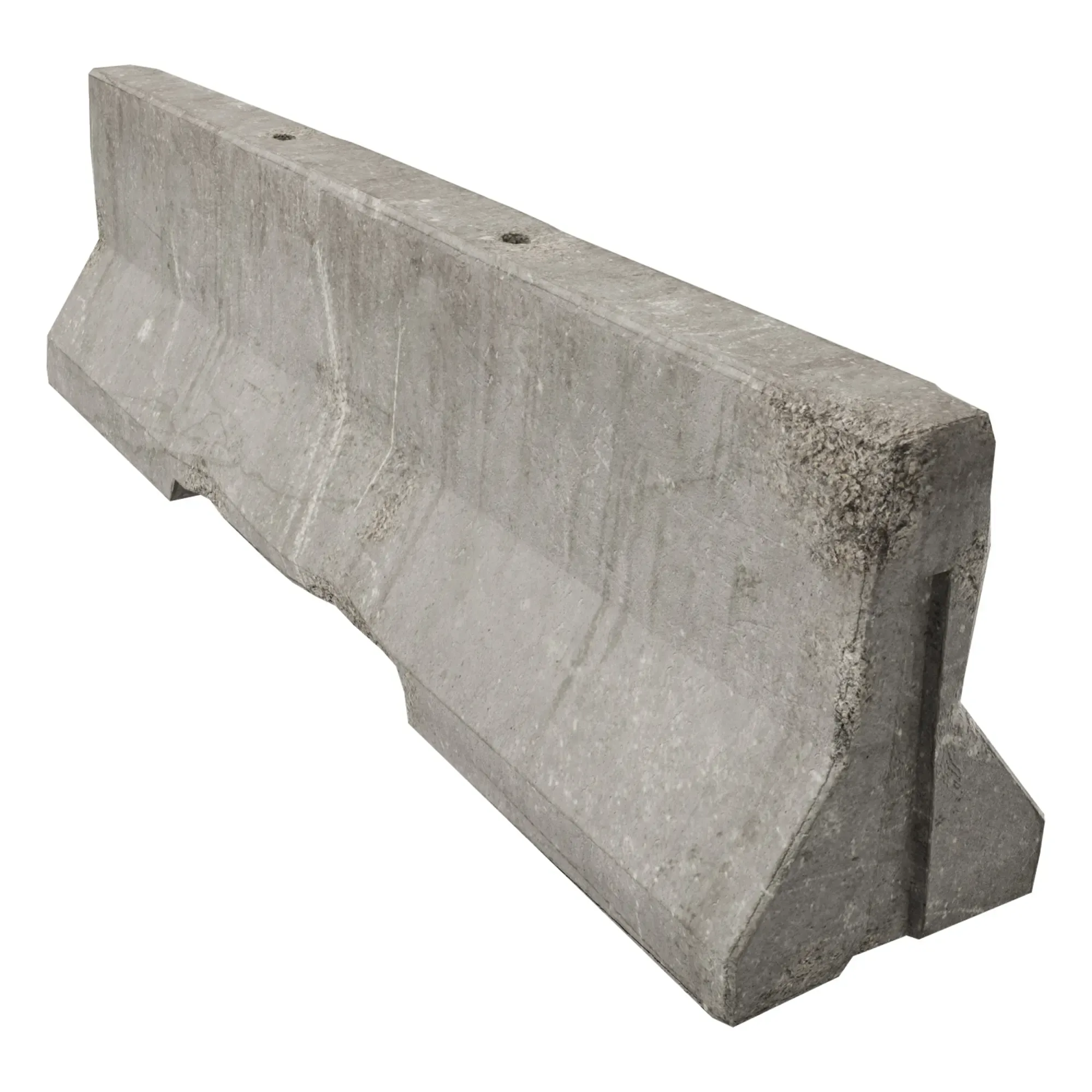 damaged Concrete Barrier newjersey