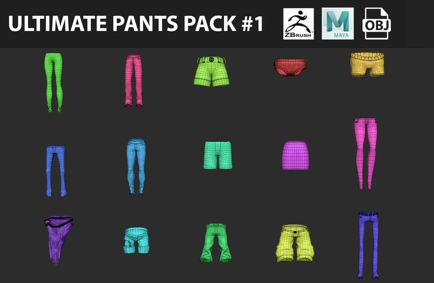 Ultimate Pants Model Pack #1