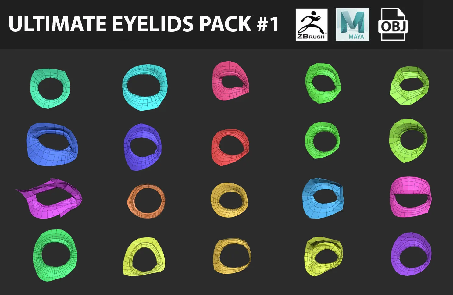 Ultimate EyeLids Model Pack #1