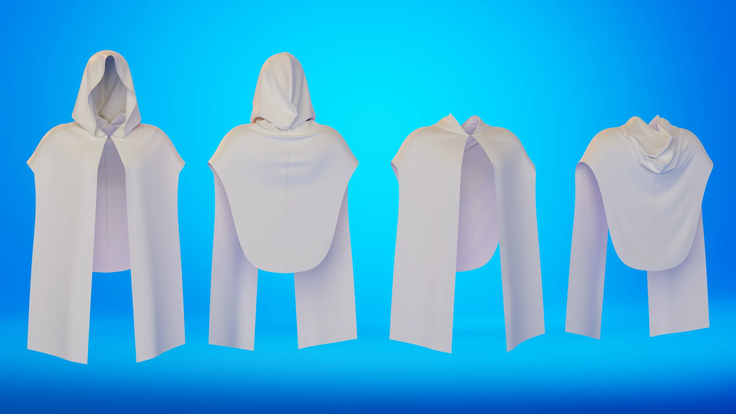 10 + 8 Capes Basemesh Models + Reference Images for texturing + Bonus + Project Files