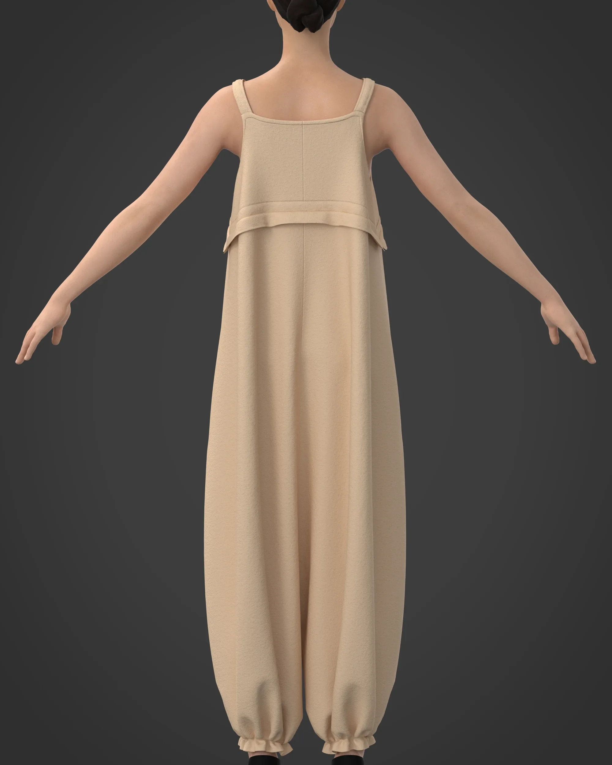 7 Women's Long Jumpsuit + Zprj +Fbx +Obj