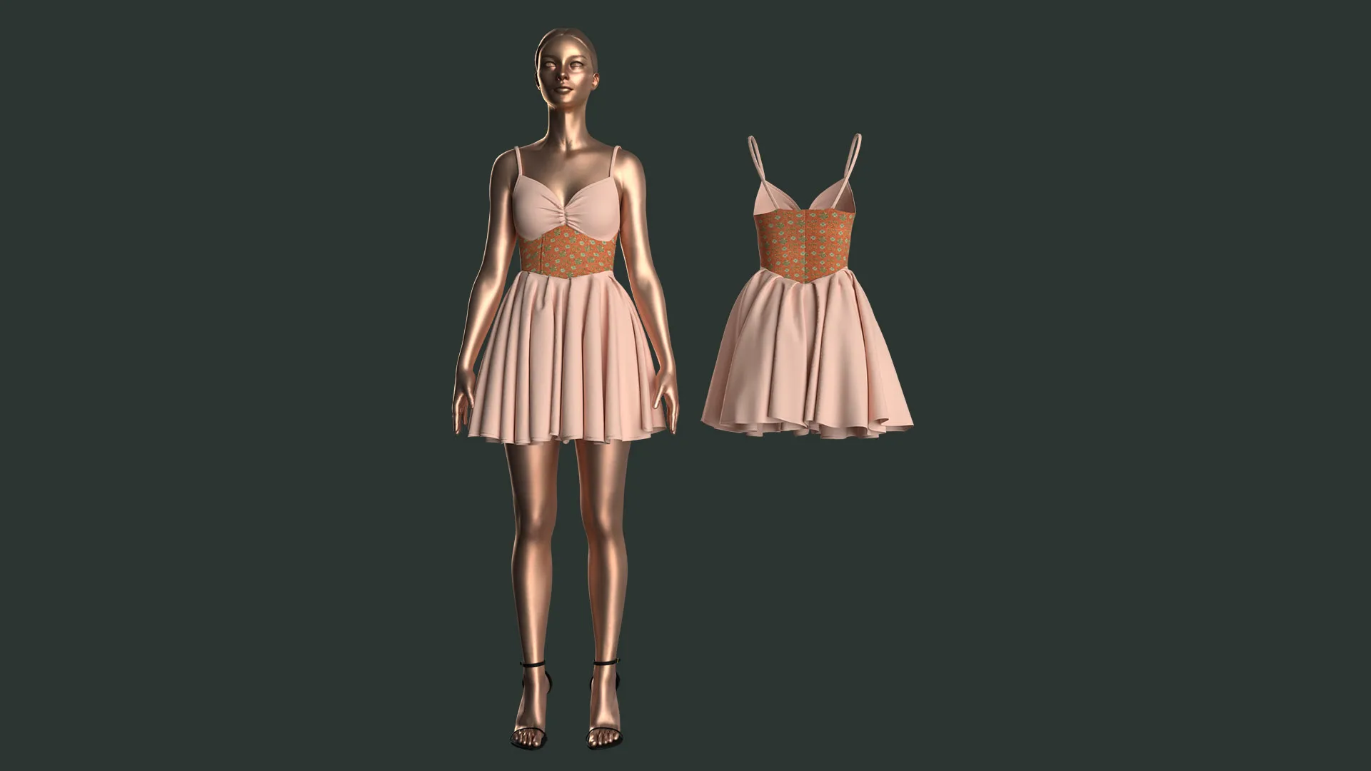 3 Dress made in Marvelous / Clo3D