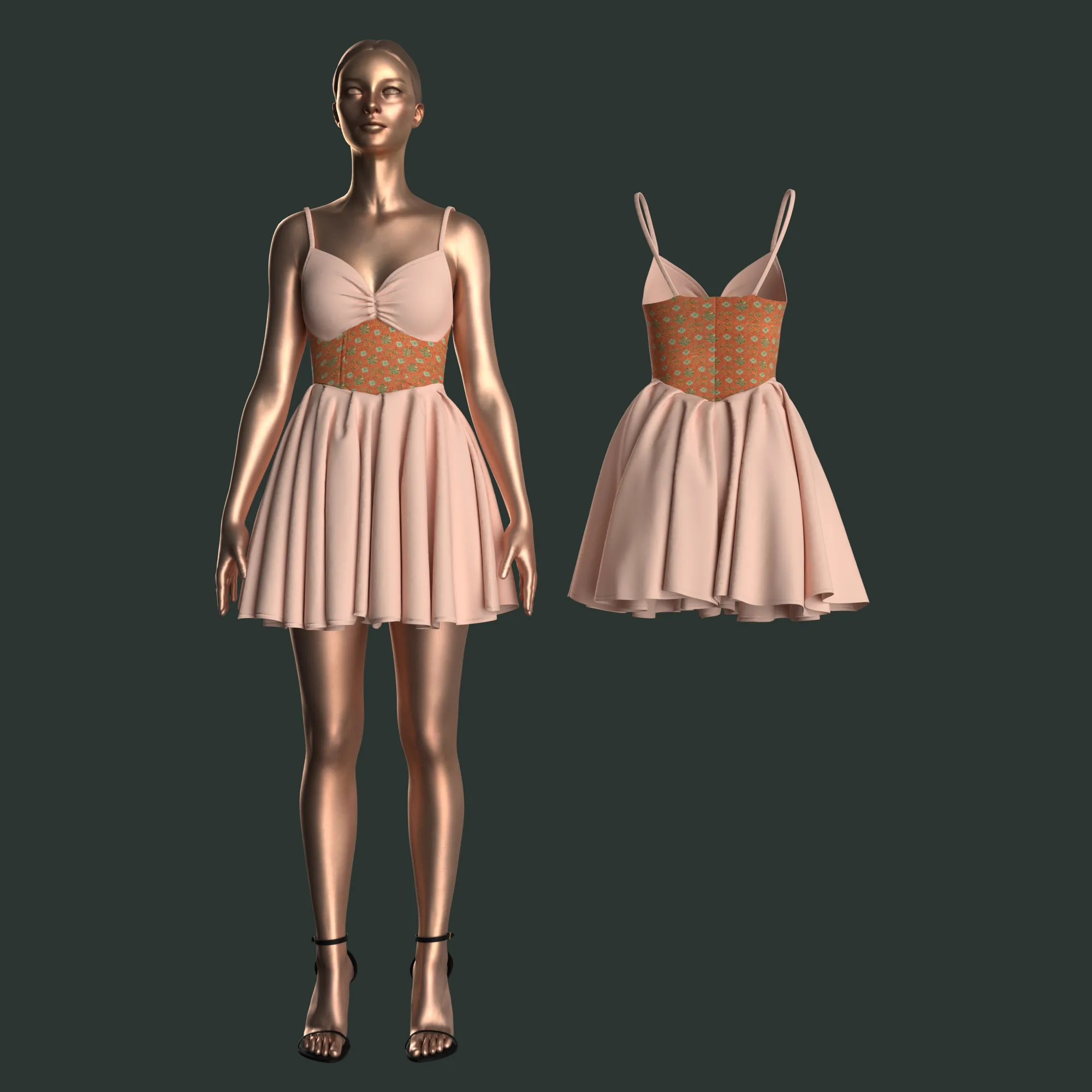 3 Dress made in Marvelous / Clo3D