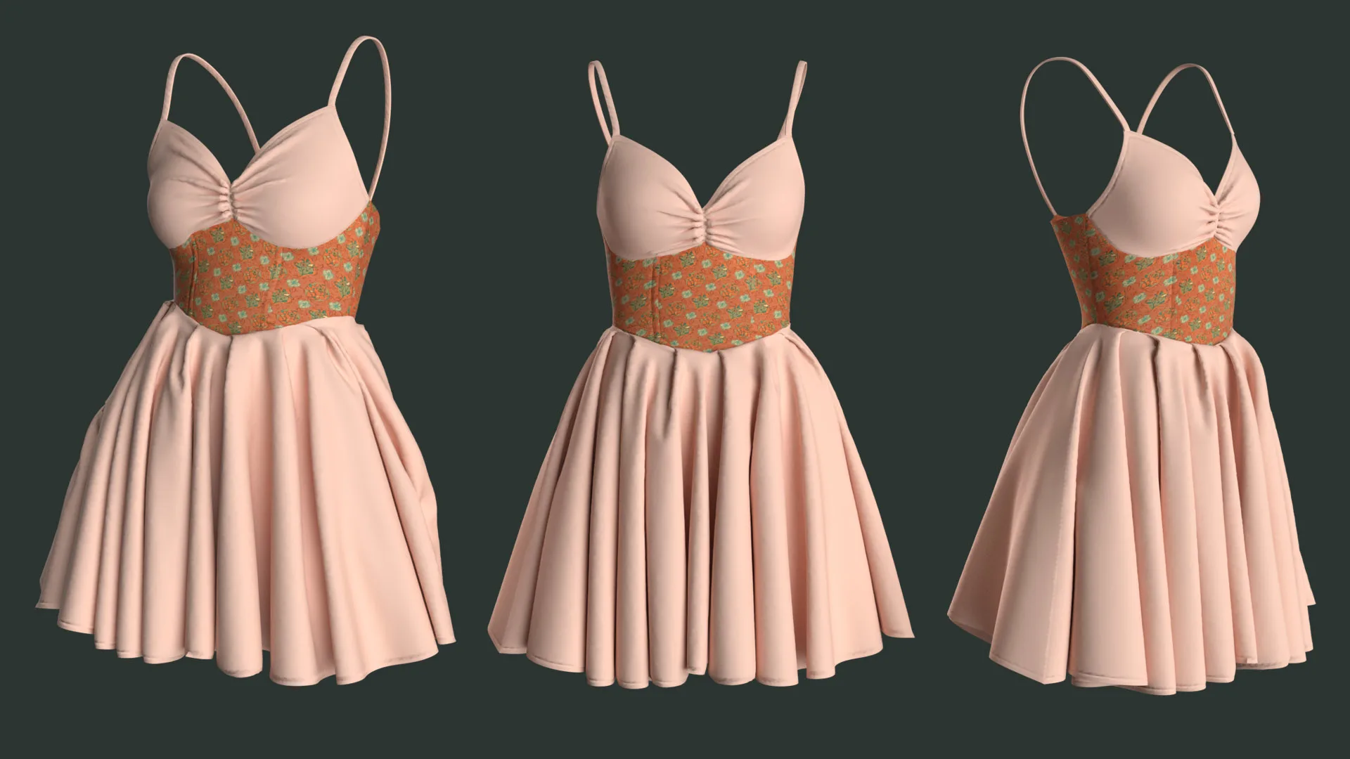 3 Dress made in Marvelous / Clo3D