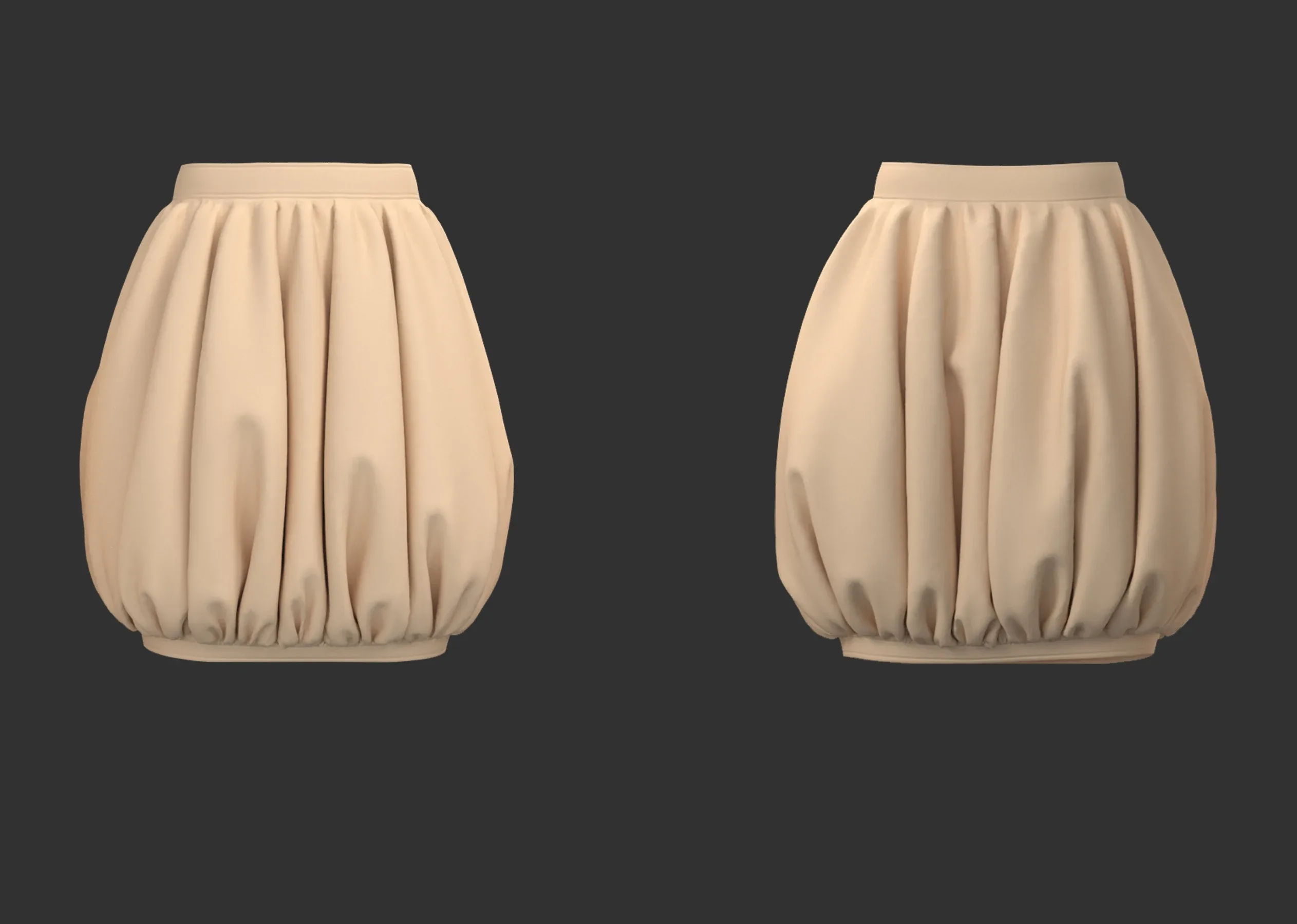 14 Women's Skirt + Zprj +Fbx +Obj