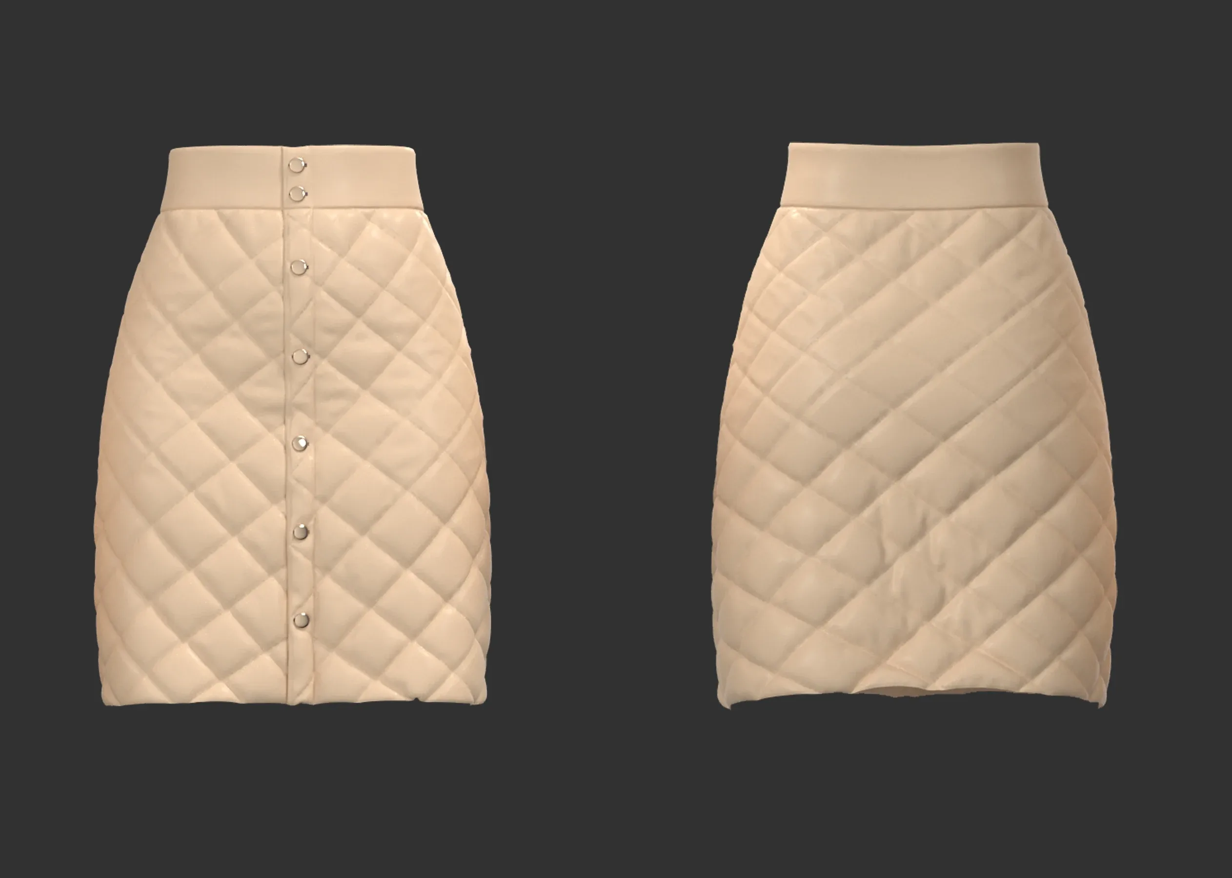 14 Women's Skirt + Zprj +Fbx +Obj