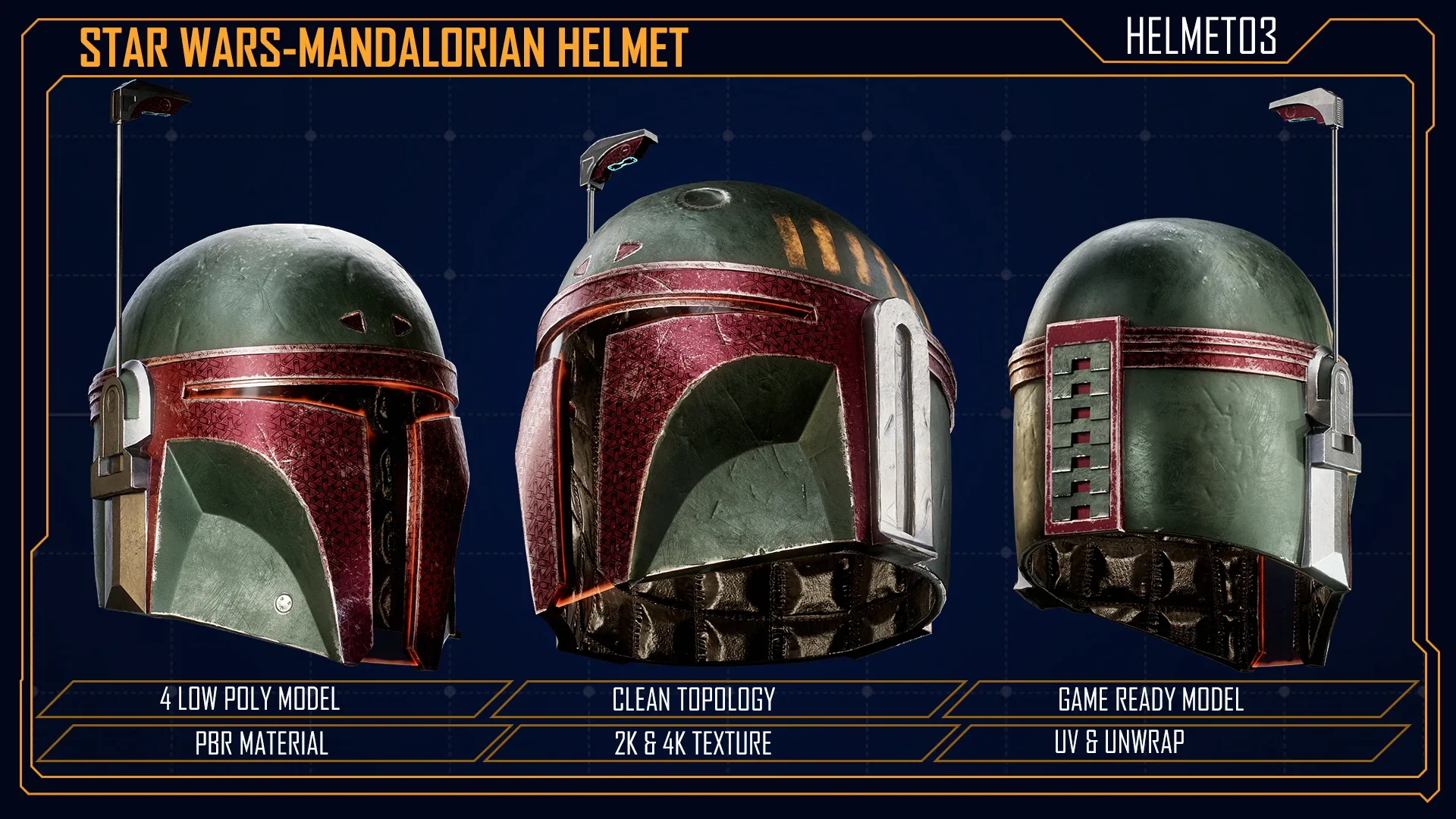 Star-Wars Mandalorian Helmet