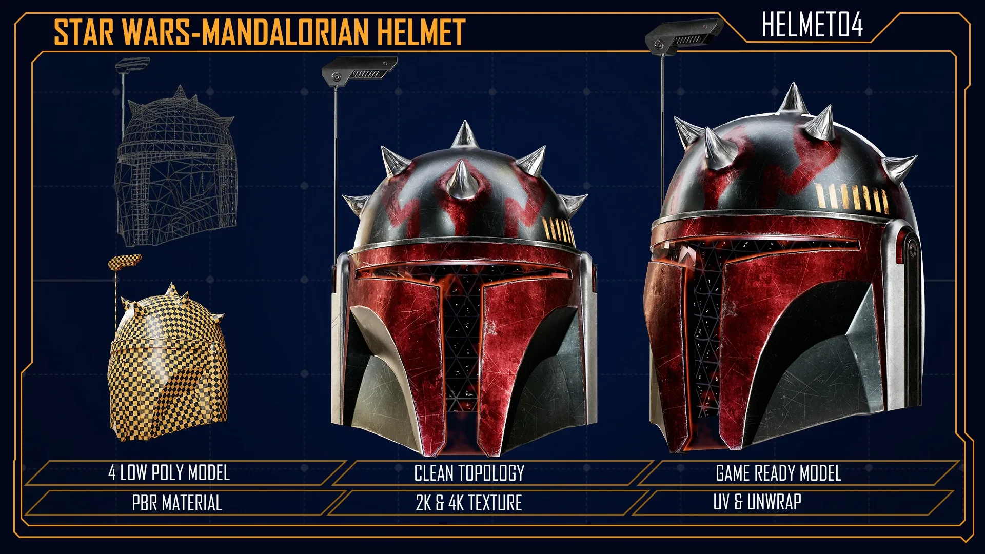 Star-Wars Mandalorian Helmet