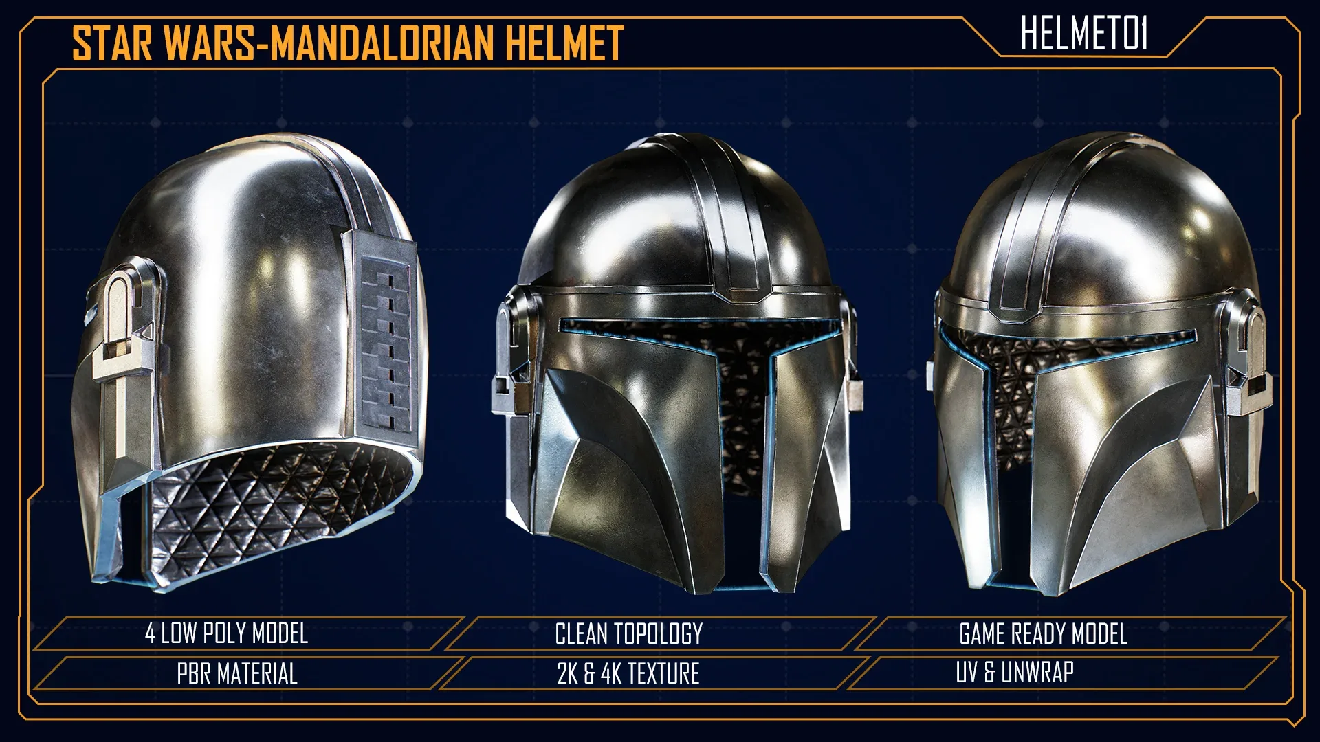 Star-Wars Mandalorian Helmet - FlippedNormals