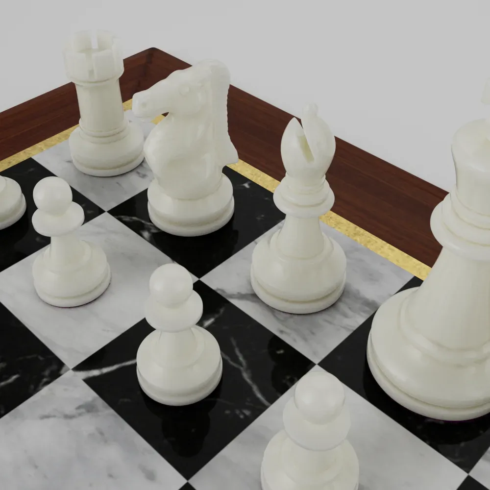 Realistic Chess Set