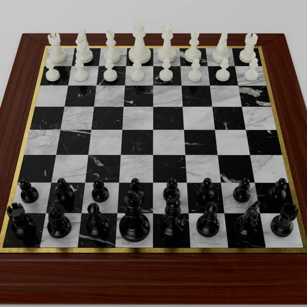 Realistic Chess Set