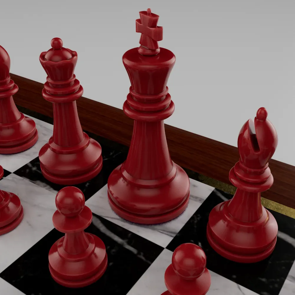 Realistic Chess Set