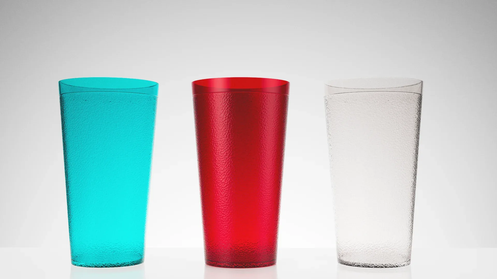 Realistic Plastic Tumbler Cup