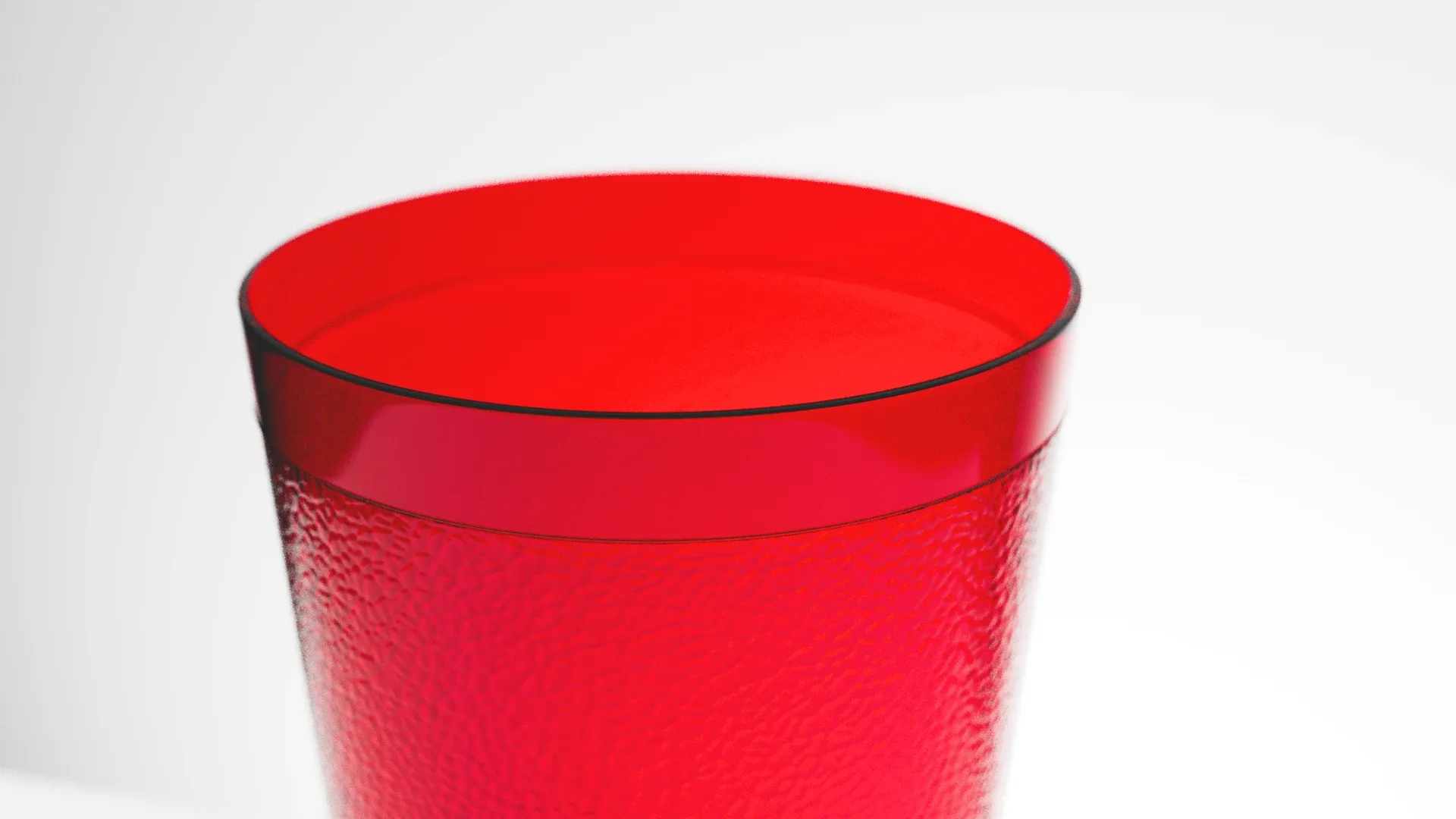 Realistic Plastic Tumbler Cup