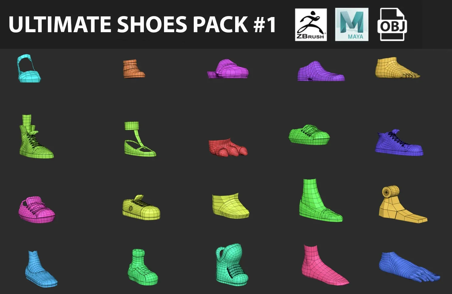 Ultimate Shoes and Feets Asset Pack #1