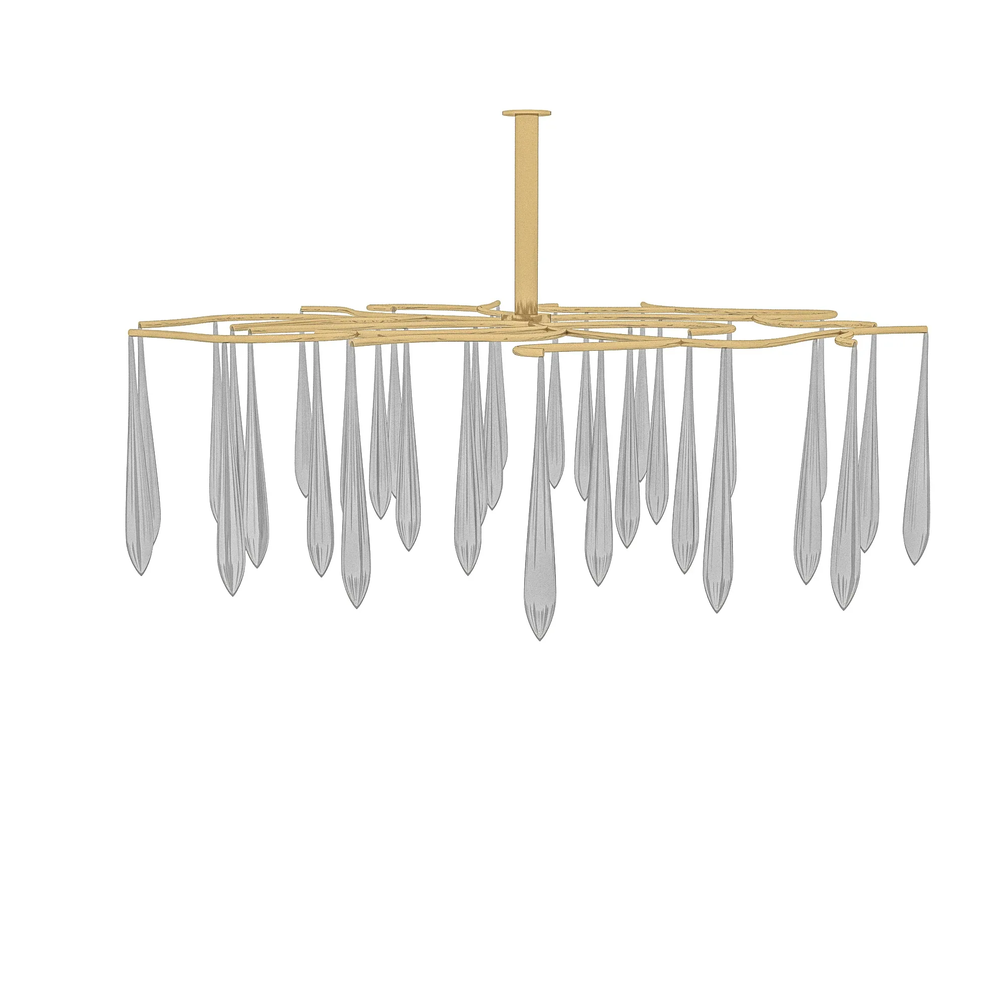 ceiling modern chandelier 3D model