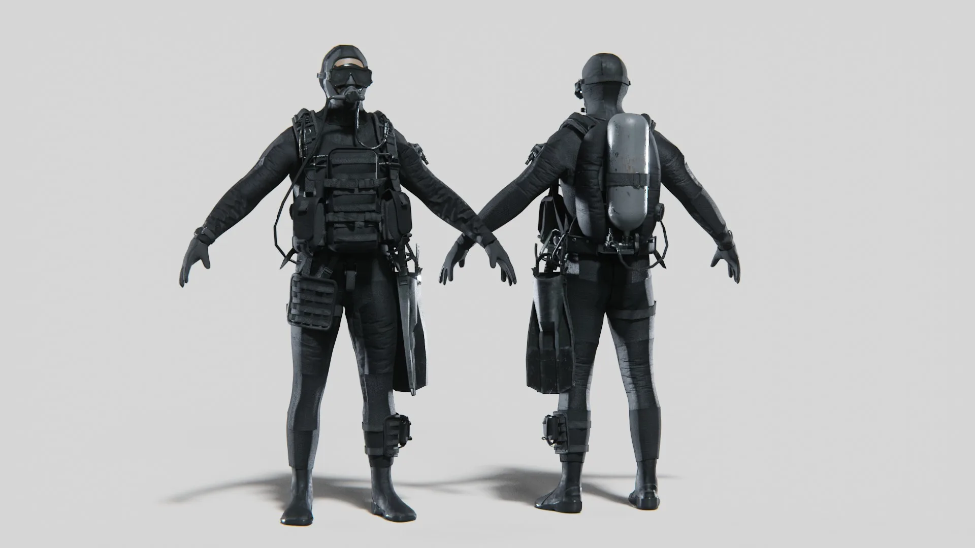 Soldier Diver suit